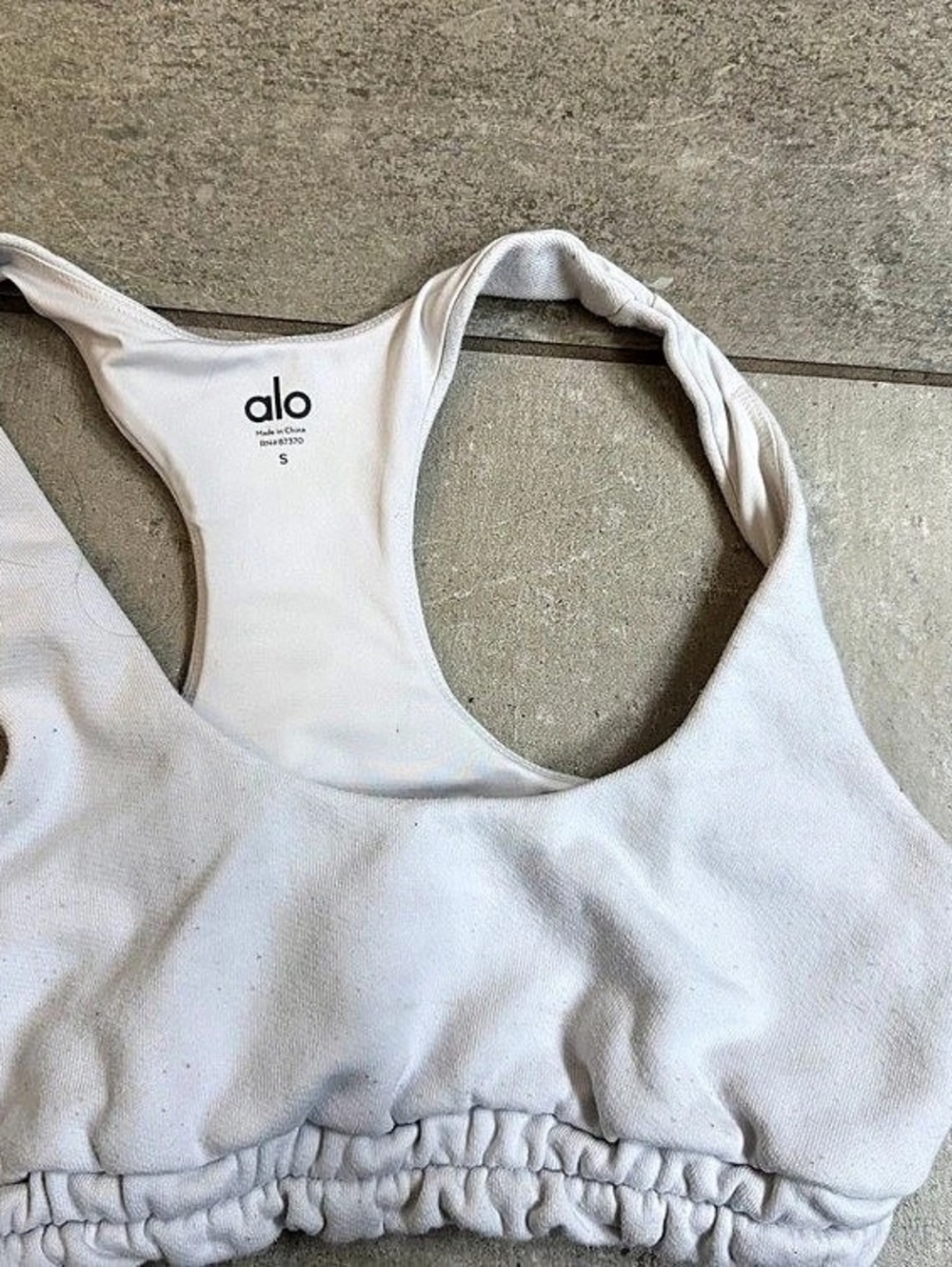 Alo yoga scoop neck sweatshirt bra Size Small - Picture 2 of 4